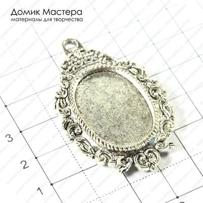 F-Pod-s-000220 - подвеска двусторонняя, 51х34мм, рамка 27х19мм