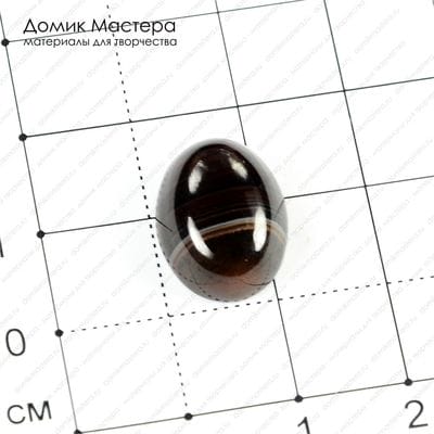 K-K-001082 - агат, кабошон, 16х12х7мм