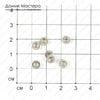 Bu-Met-000179 - бусина, металл, 6.5х2мм