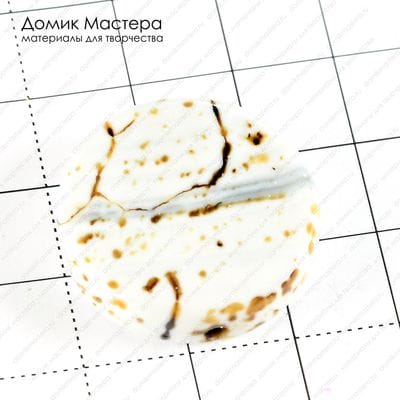 K-Bus-000680 - агат тонированный, бусина, 25х7мм