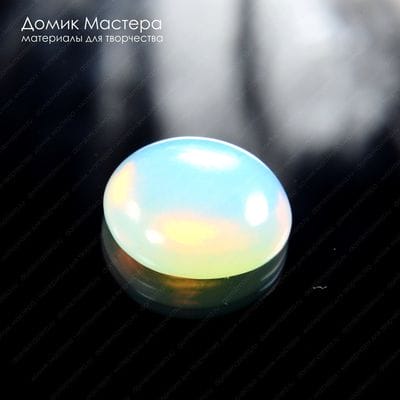 K-K-001165 - опалитовое стекло, кабошон, 17х5 мм