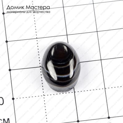 K-K-001353 - агат, "око", кабошон, 17х13х6мм