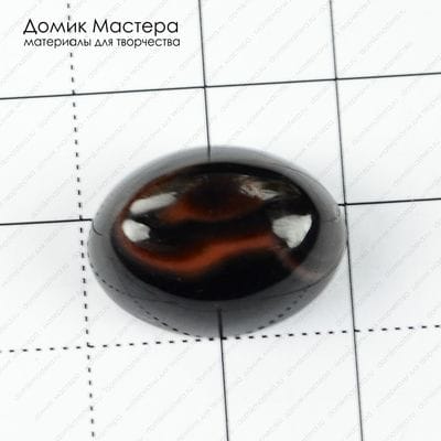 K-K-001404 - агат тонированный, кабошон, 20х15х8мм