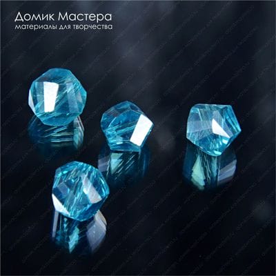 Bu-St-000087 - стекло, бусина, 8мм
