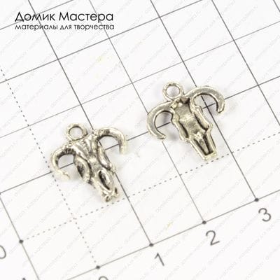 F-Pod-s-000298 - подвеска, под серебро, 17х12мм