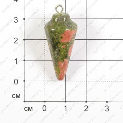 K-Kul-000050  - яшма - маятник - подвеска - 31х15мм
