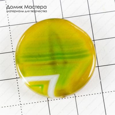 K-Bus-000800 - агат, тонирован, бусина, 30х5мм