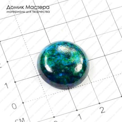 K-K-000357 - кабошон, ювелирный пластик, 22х22мм