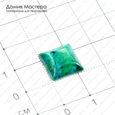 K-K-000283 - кабошон, ювелирный пластик, 12х4мм