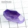 K-Bus-000715 - агат тонированный с жеодой, бусина, 27х15х12мм