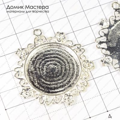 F-Pod-s-000312 - подвеска, 48х44мм, рамка 29мм