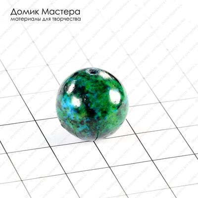 K-Bus-000662 - каменная крошка, бусина, 16мм