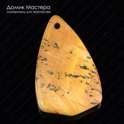 K-Kul-000635 - яшма, подвеска, 32х20х5мм
