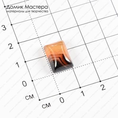 K-K-000916 - агат, кабошон, 14х10х5мм