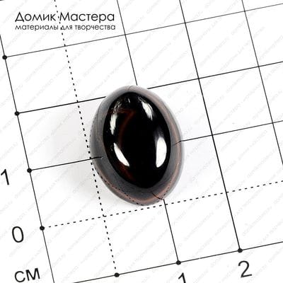 K-K-001140 - агат, кабошон, 20х15х7 мм
