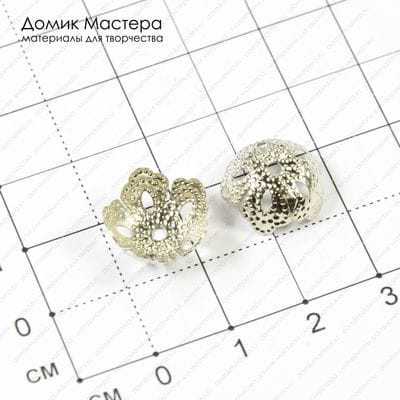 F-Shap-000026 - шапочка для бусины, 12мм
