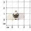Bu-Met-000091 - Бусина - под старинное серебро
