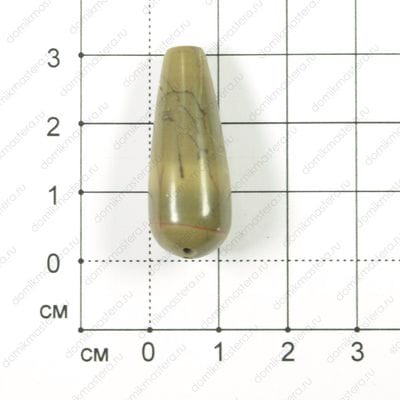 K-Bus-000249 Яшма - бусина - 30х12мм