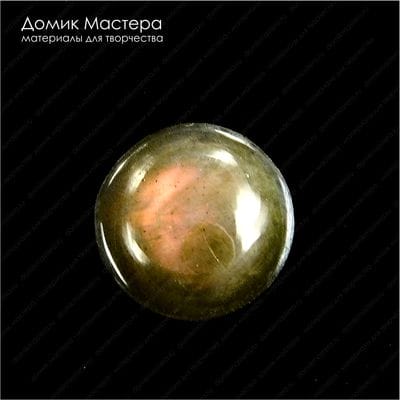 K-K-001136 - спектролит, кабошон, 15х4 мм
