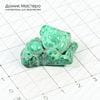 K-K-000639 - друза малахита, Заир, образец фриформ, размеры примерные: 30х28х15мм