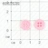 F-Pug-000012 - пуговица, пластик, 11мм