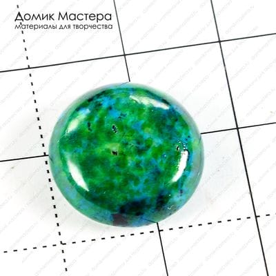 K-K-001228 - ювелирный пластик, кабошон, 15х5мм