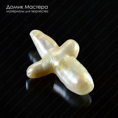 K-Bus-000629 - жемчужина, бусина, 37х25мм