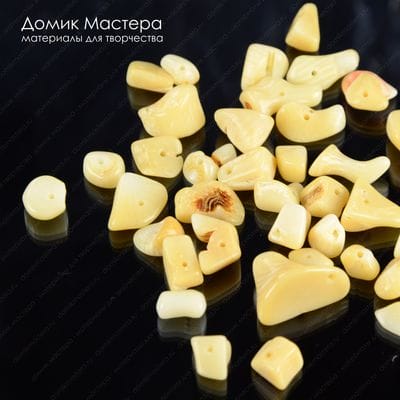K-Bus-000738 - коралл, комплект бусин, размер-микс, натуральный цвет
