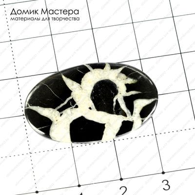 K-K-001060 - септария, кабошон, Мадагаскар, 32х20х3мм