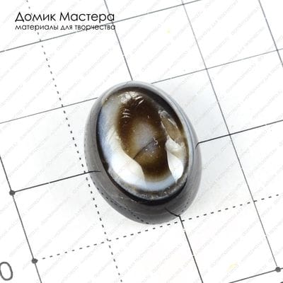 K-K-000780 - агат, кабошон, 20х15х8мм