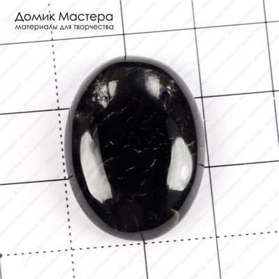 K-K-001557 - агат, кабошон, тонирован, натуральный камень, 27х19х6мм