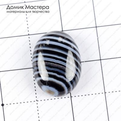 K-K-001531 - агат, кабошон, тонирован, 20х15х5мм