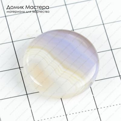 K-Bus-000745 - агат тонированный, бусина, 25х6мм