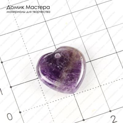 K-Kul-000507 -  аметист, подвеска, 18х17мм