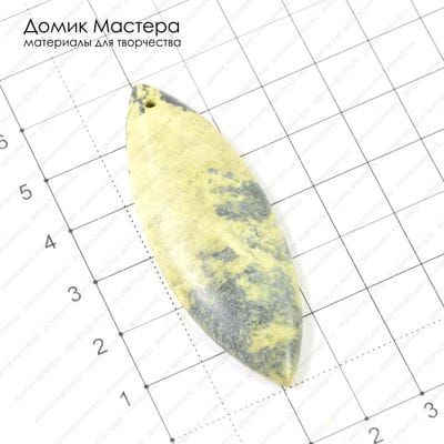 K-Kul-000408 - подвеска, ювелирный пластик, 59х21х5мм