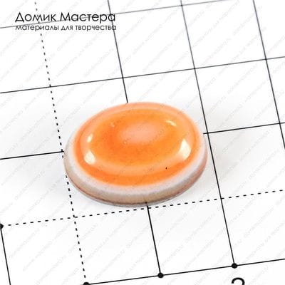 K-K-001276 - агат "око", кабошон, 20х15х7мм