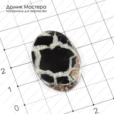 K-K-000869 - септария, кабошон, Мадагаскар, 32х22х3мм