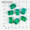 K-Bus-000751 - каменная крошка тонированная, комплект из 8 бусин, 18х13х4мм