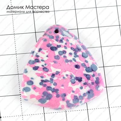 K-Kul-000609 - каменная крошка, подвеска, 44х40х7мм