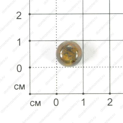 K-K-000144 - тигровый глаз - кабошон - 10х5мм
