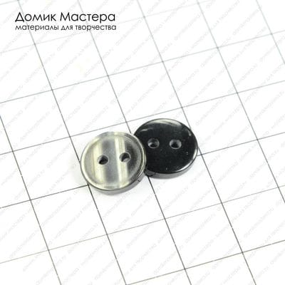 F-Pug-000020 - пуговица, пластик, 11мм