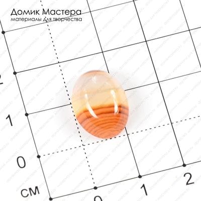 K-K-000939 - агат, кабошон, 16х12х6мм