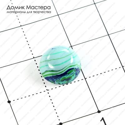 K-K-001130 - ювелирный пластик, кабошон, 10 мм