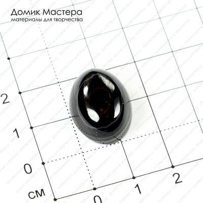 K-K-001098 - агат, кабошон, 20х15х7 мм