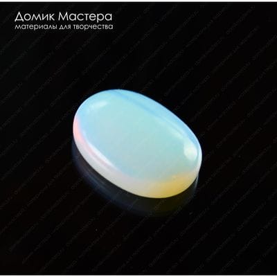K-K-000961 - опалитовое стекло, кабошон, 25х18х6мм