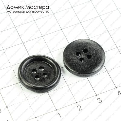 F-Pug-000024 - пуговица, пластик, 19мм