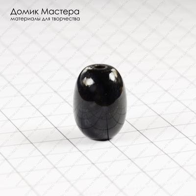 K-Bus-000615 - агат, бусина, тонирован, 19х14мм