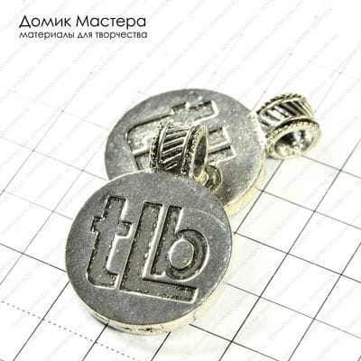 F-Pod-s-000221 - подвеска с площадкой, 39х28мм, рамка d=24мм