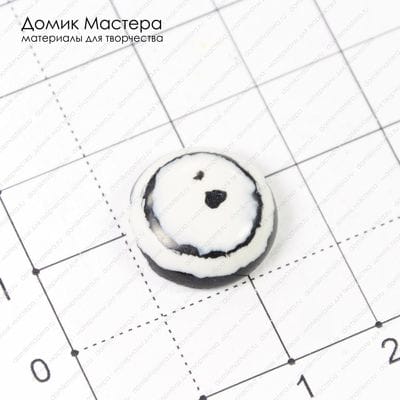 K-K-000417 - кабошон, ювелирный пластик, 16х5мм