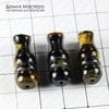 K-Bus-000774 - тигрово-соколиный глаз,  комплект бусин, 25х10мм